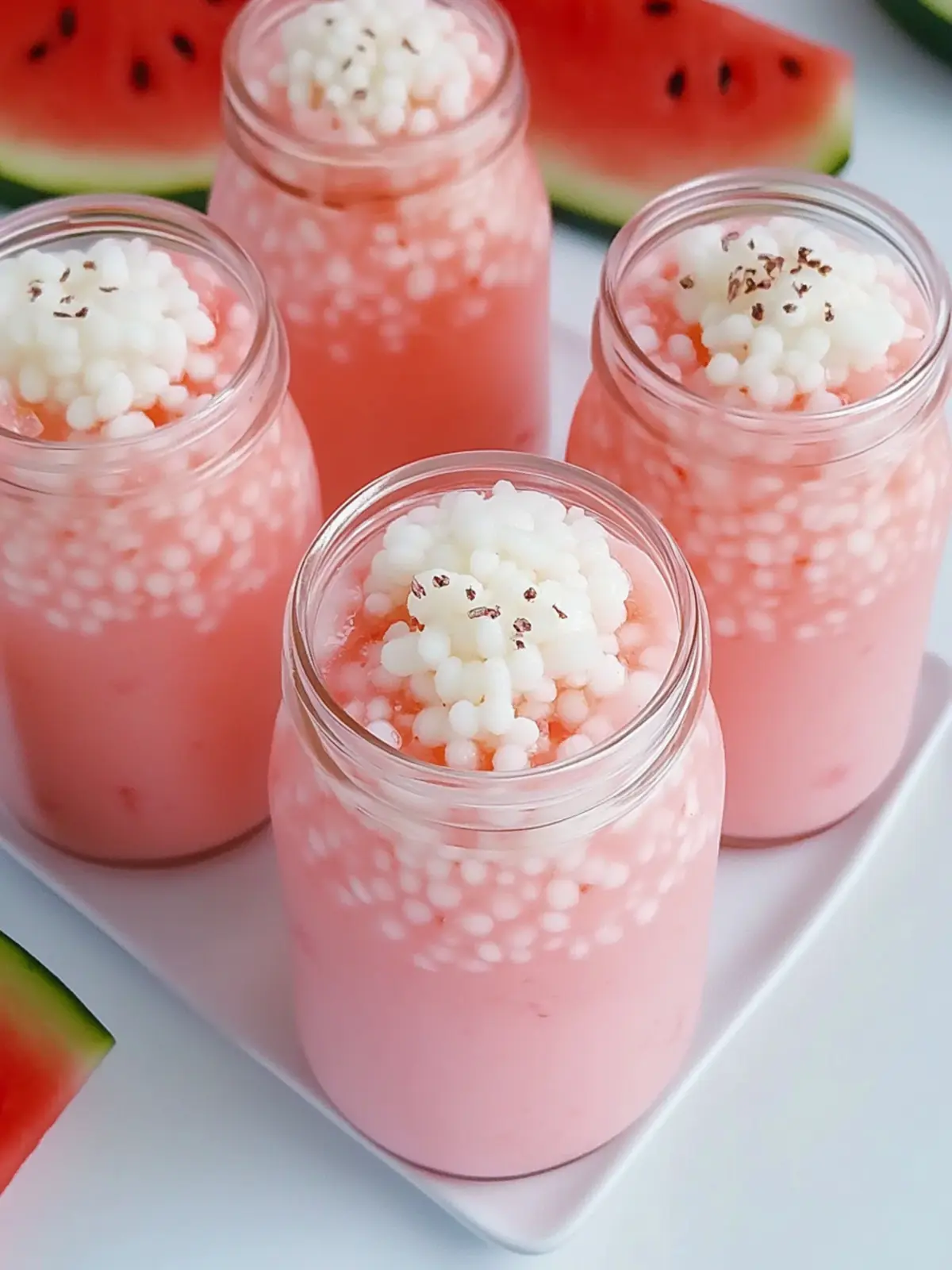 Chill Out with Easy Watermelon Coconut Sago Dessert Delight 4 Easy Watermelon Coconut Sago Dessert