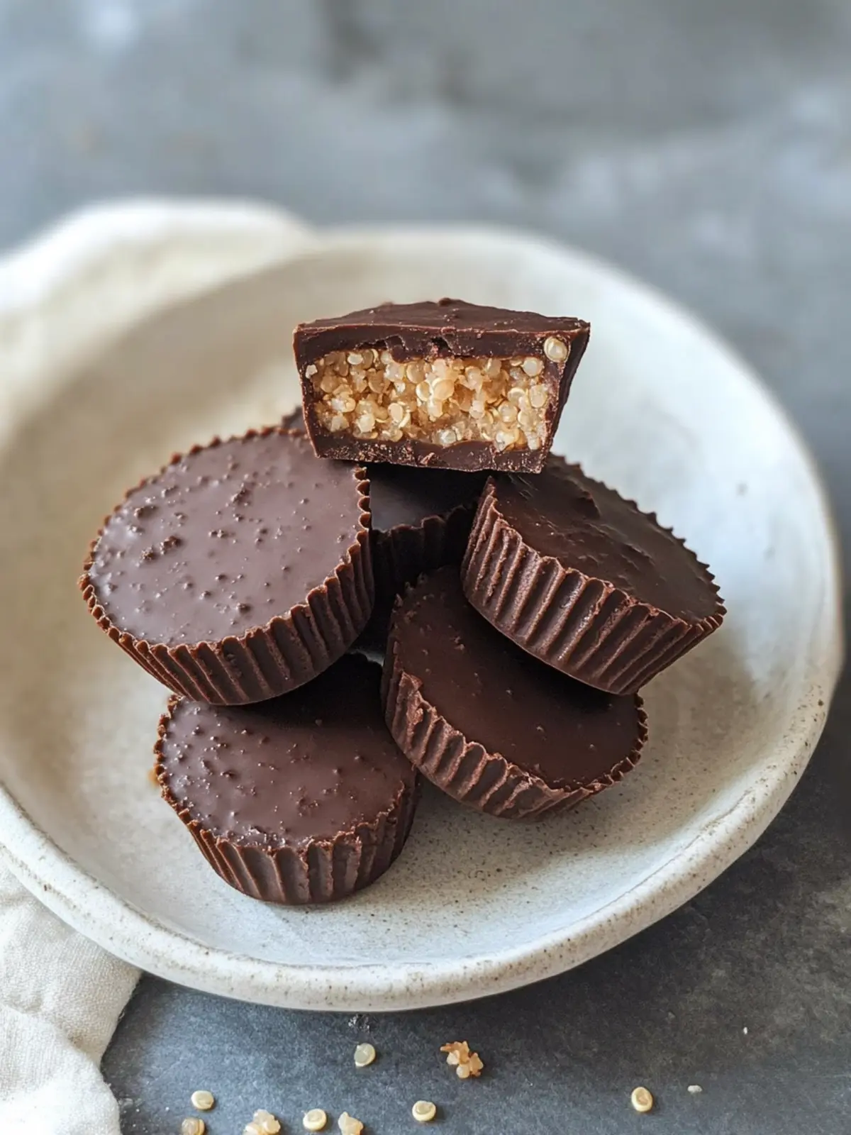 Irresistible Quinoa Crunch Peanut Butter Cups Recipe 2 Quinoa Crunch Peanut Butter Cups