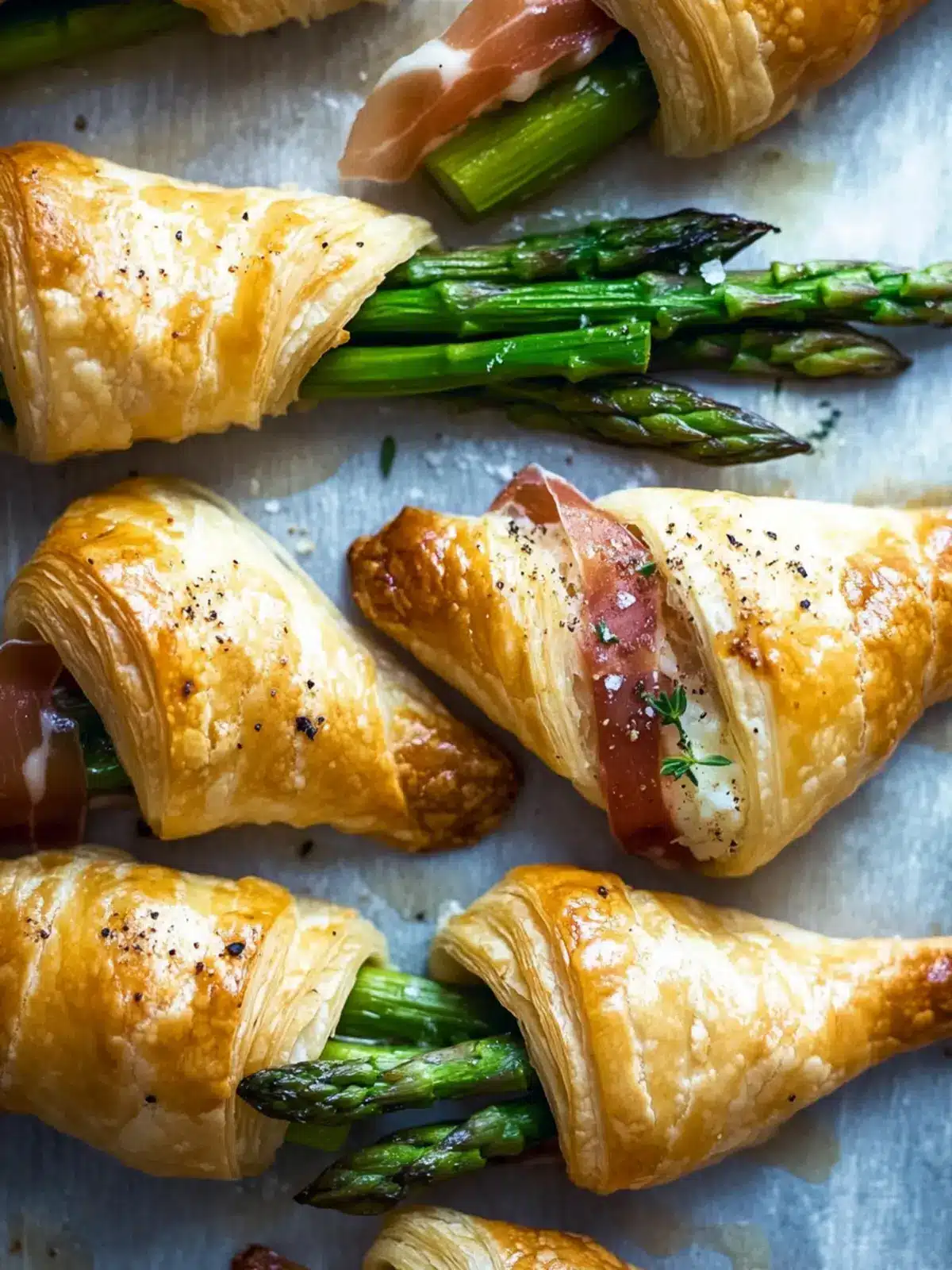 Delicious Prosciutto Asparagus Puff Pastry Bundles Recipe 2 Prosciutto Asparagus Puff Pastry Bundles