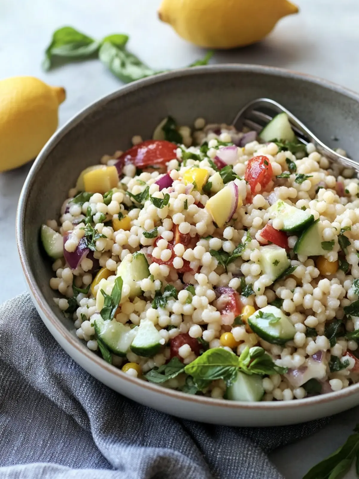 Mediterranean-Inspired Israeli Couscous Recipe for Refreshing Meals 3 Mediterranean-Inspired Israeli Couscous Recipe
