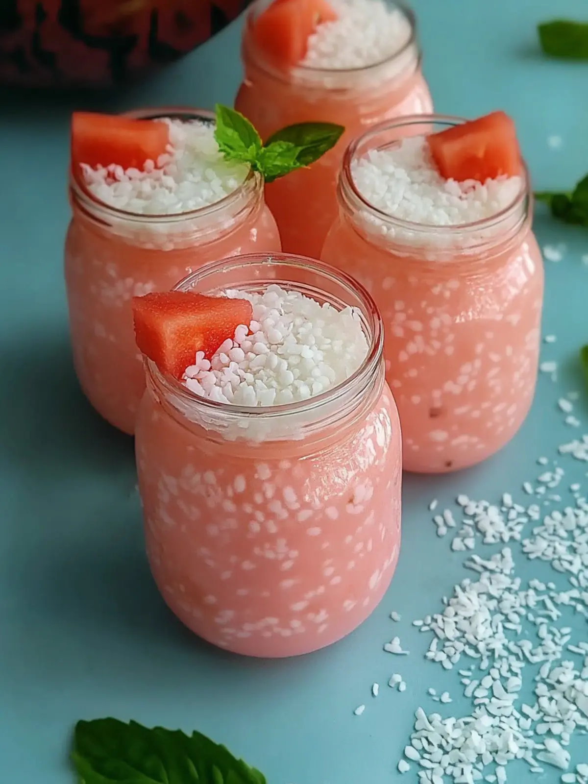Chill Out with Easy Watermelon Coconut Sago Dessert Delight 2 Easy Watermelon Coconut Sago Dessert