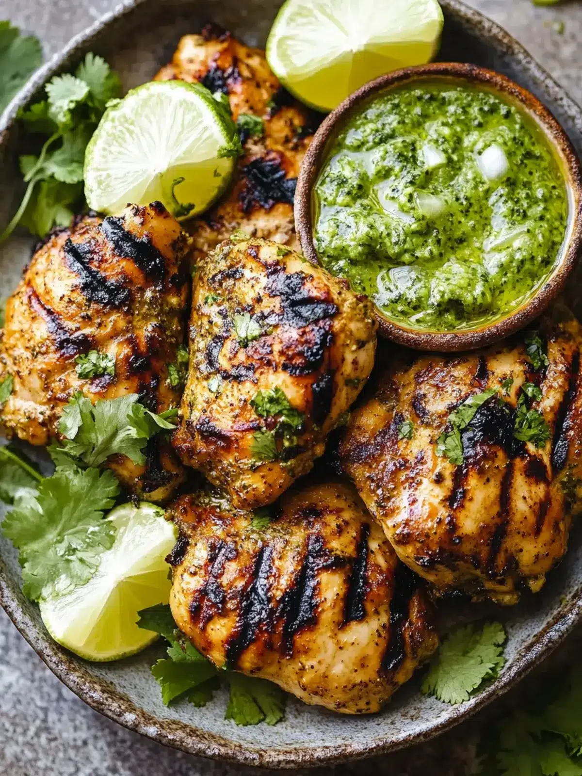 Savory Peruvian Grilled Chicken with Green Sauce Delight 3 Peruvian Grilled Chicken with Green Sauce