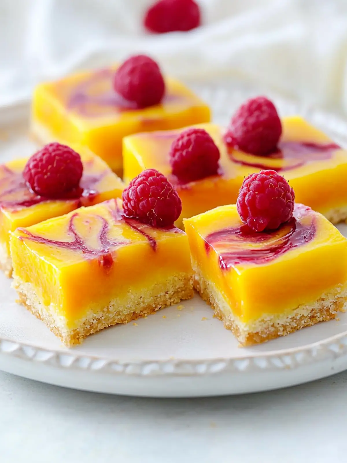 Delicious Raspberry Mango Bars for Your Summer Gatherings 2 Raspberry Mango Bars