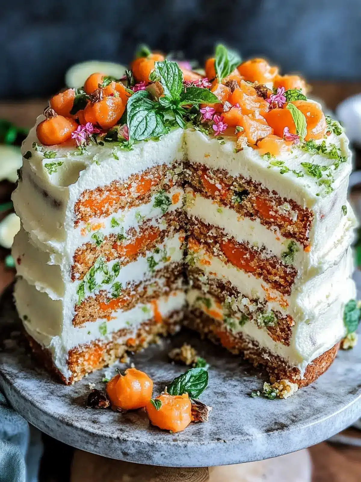 Zesty Carrot Lime Spring Cake for a Fresh Homemade Treat 4 Carrot Lime Spring Cake