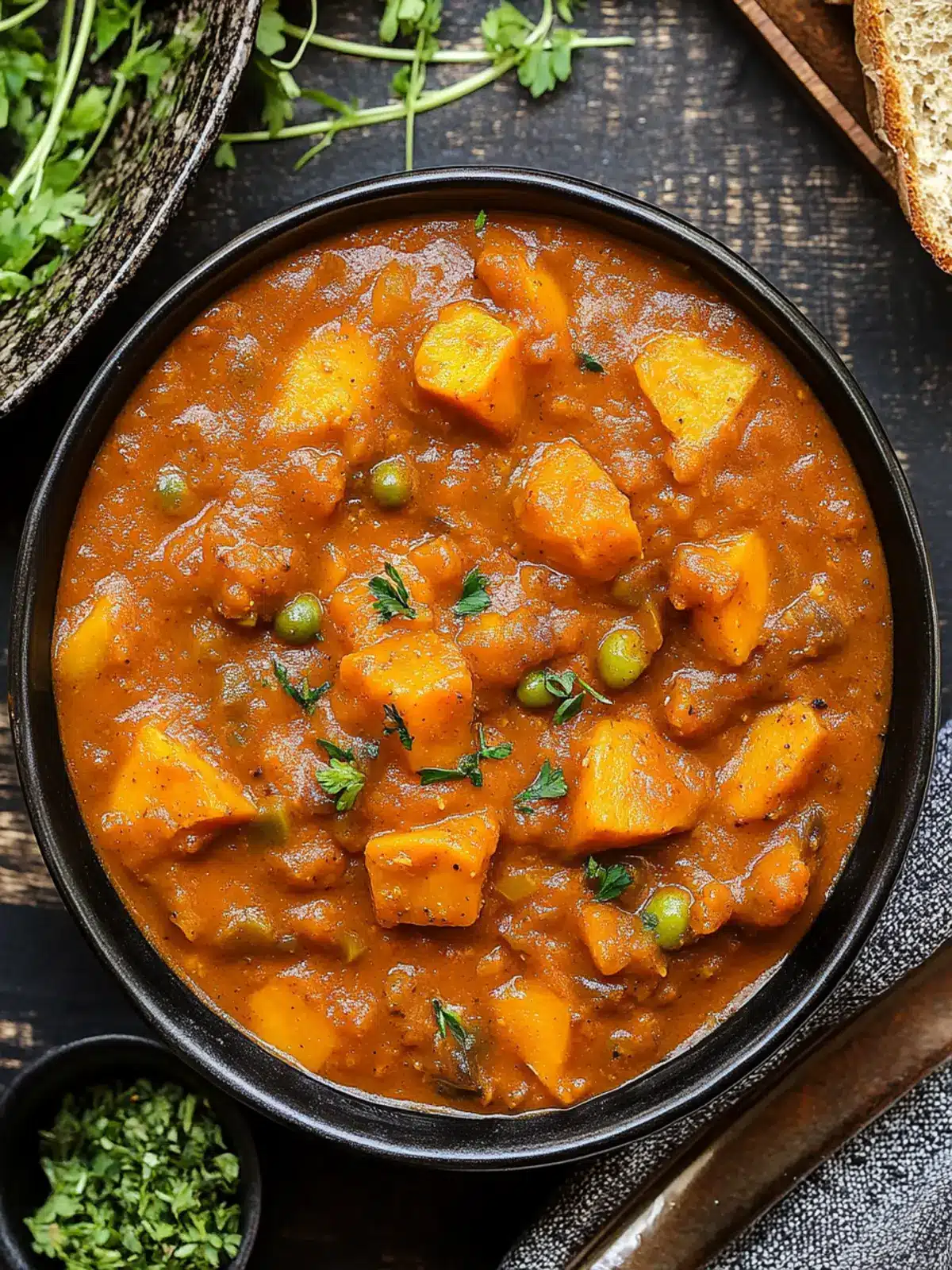 Cozy Up with Hearty Vegan Sweet Potato Stew for Chill Nights 2 Hearty Vegan Sweet Potato Stew