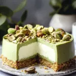 Creamy No-Bake Vegan Pistachio Cheesecake Delight 8 No-Bake Vegan Pistachio Cheesecake