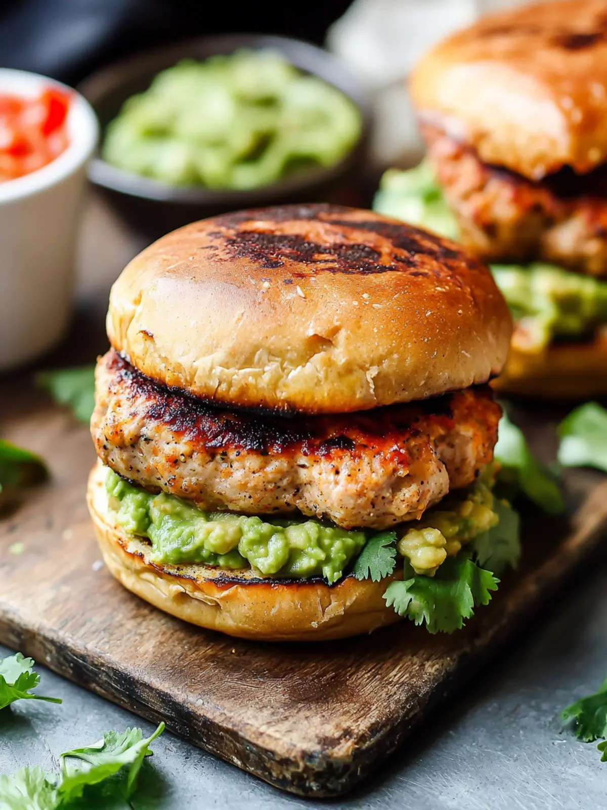 Savor Stuffed Southwest Turkey Burgers with Pepper Jack & Guacamole 5 Stuffed Southwest Turkey Burgers with Pepper Jack & Guacamole