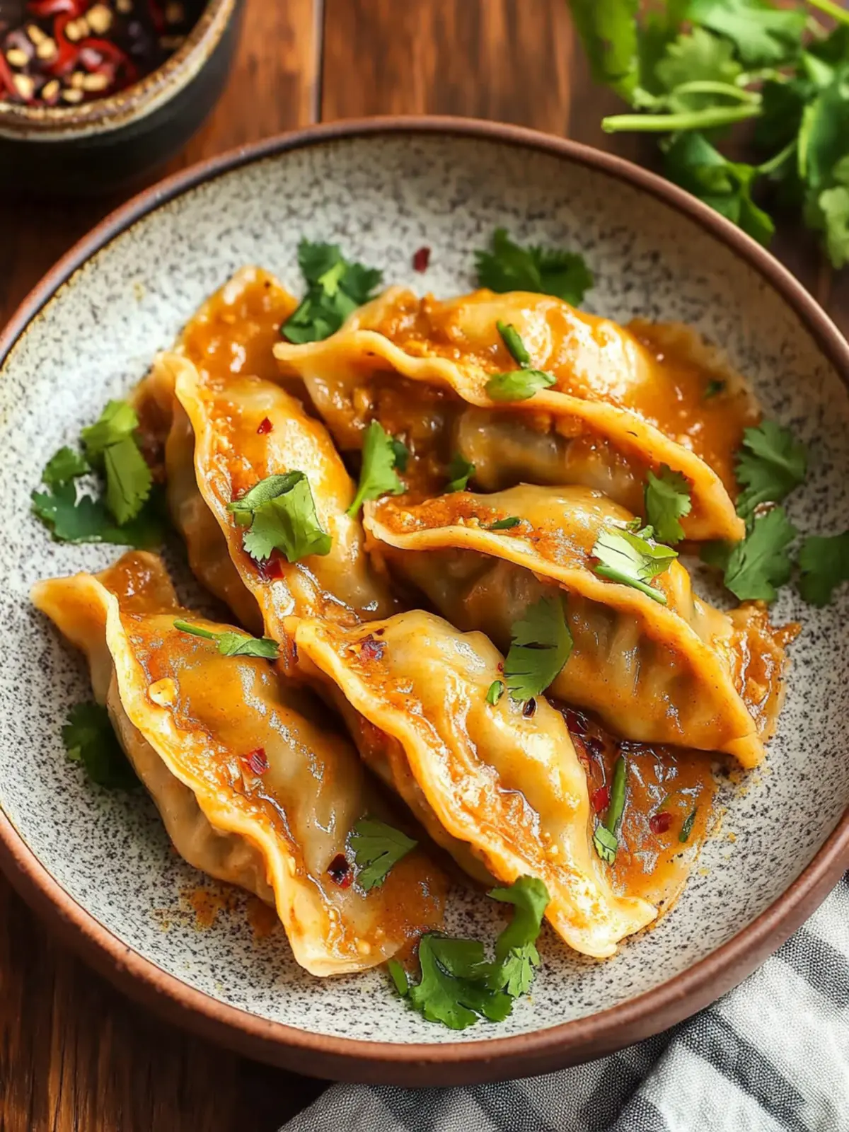 Baked Curry Dumplings in Coconut Bliss Sauce You’ll Love 2 Baked Curry Dumplings