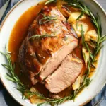 Miso Gochujang Braised Pork Roast with Refreshing Scallion Salad 6 Miso Gochujang Braised Pork Roast