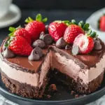 Keto Chocolate Strawberry Cheesecake That's Guilt-Free Indulgence 8 Keto Chocolate Strawberry Cheesecake