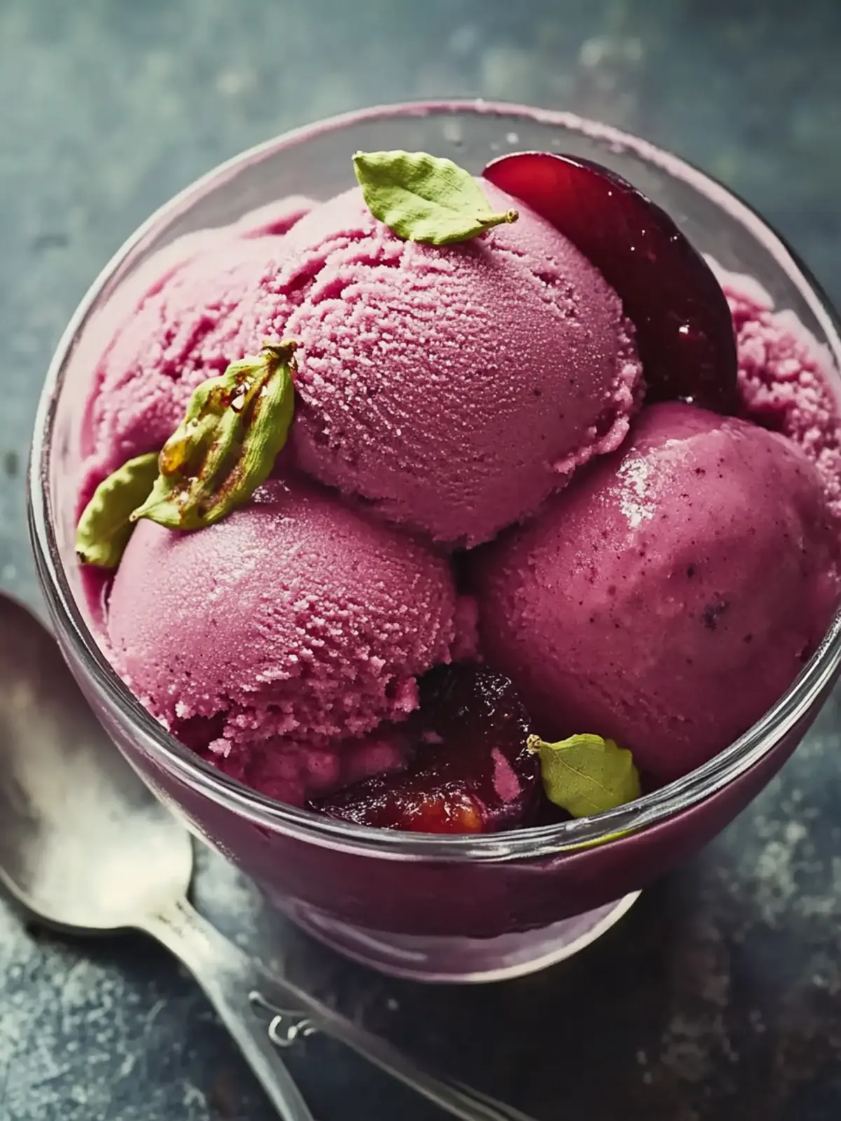 Cardamom Plum Sorbet: A Creamy Vegan Escape for Summer 3 Cardamom Plum Sorbet