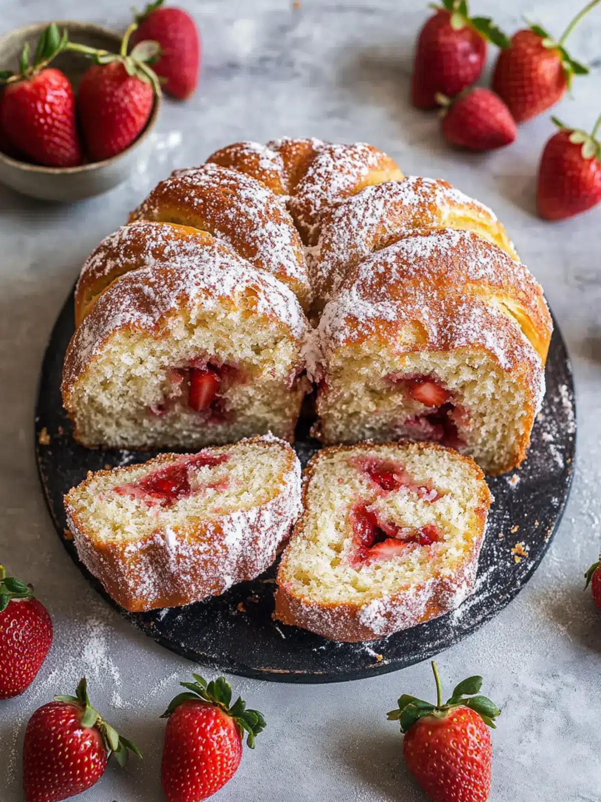 Sweet Strawberry Donut Babka Bread for Cozy Mornings 3 Strawberry Donut Babka Bread