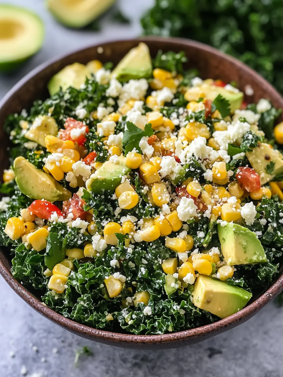 Brighten Your Summer with Mexican Street Corn Kale Salad 2 Mexican Street Corn Kale Salad