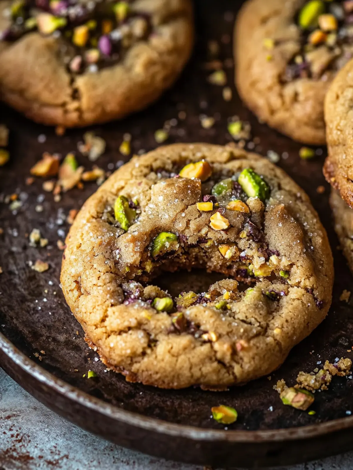 Irresistible Pistachio Cookies with Dark Chocolate Bliss 2 Pistachio Cookies