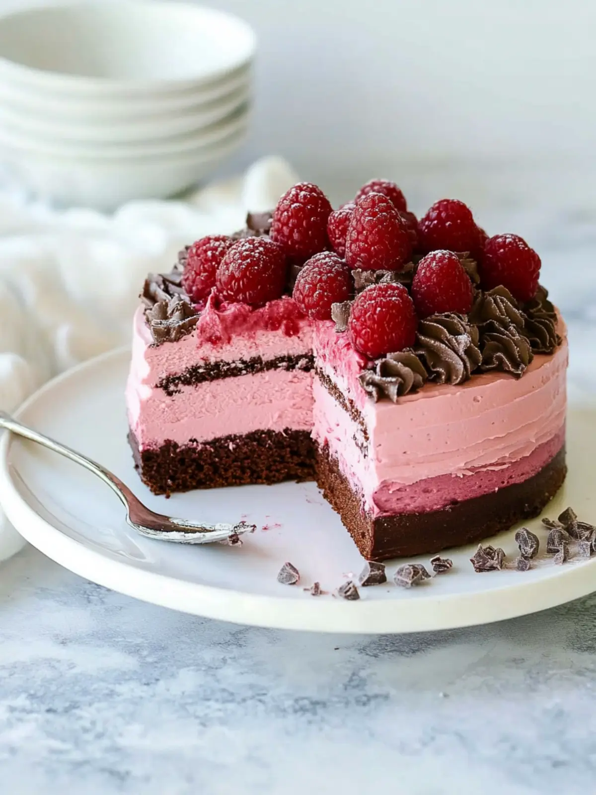 Indulge in Chocolate Raspberry Mousse Cake Bliss at Home 4 Chocolate Raspberry Mousse Cake