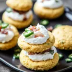 Spice Up Dessert: Jalapeno Cornbread Whoopie Pies with Bacon Goat Cheese 8 Jalapeno Cornbread Whoopie Pies with Bacon Goat Cheese