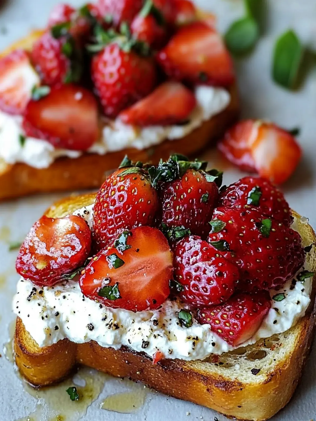 Roasted Strawberry Whipped Ricotta Toast for Effortless Brunch Magic 4 Roasted Strawberry Whipped Ricotta Toast