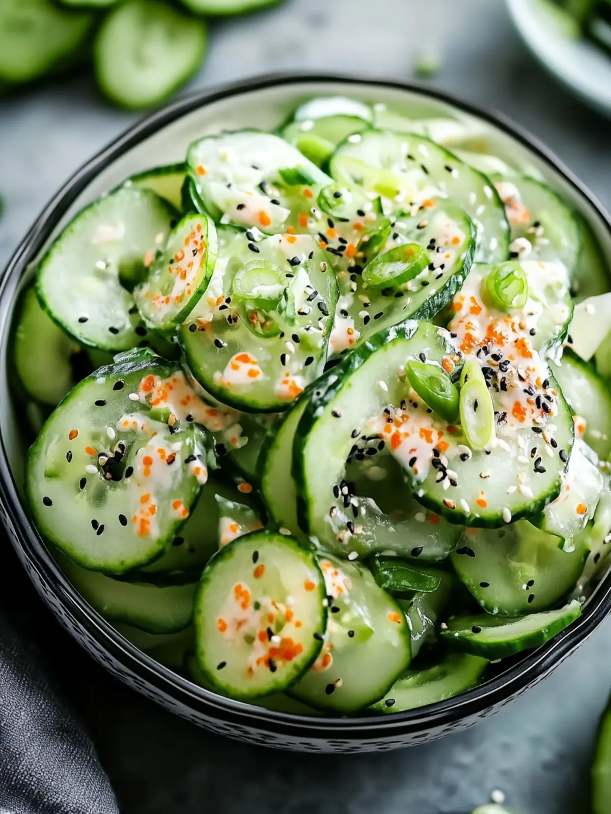 Revamp Your Salad Game with California Roll Cucumber Salad 3 California Roll Cucumber Salad