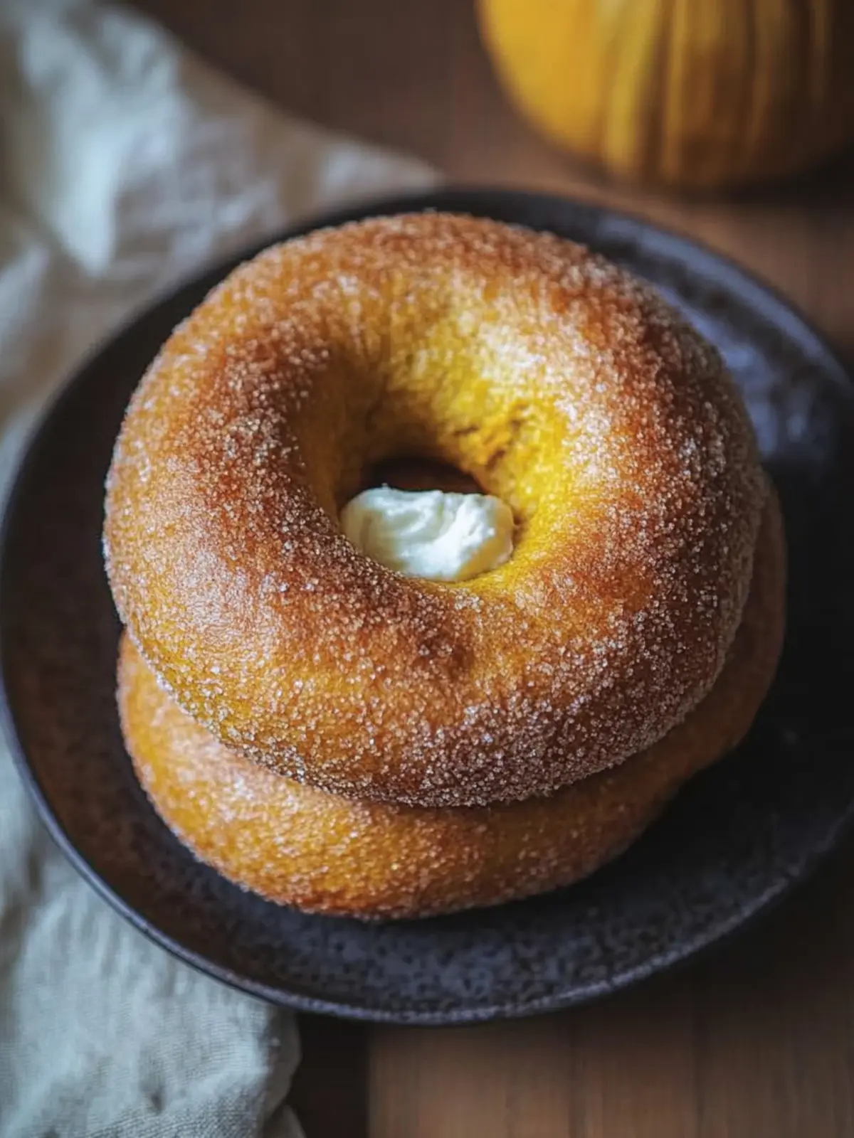 Deliciously Soft Pumpkin Bagels to Brighten Your Breakfast! 2 Pumpkin Bagels