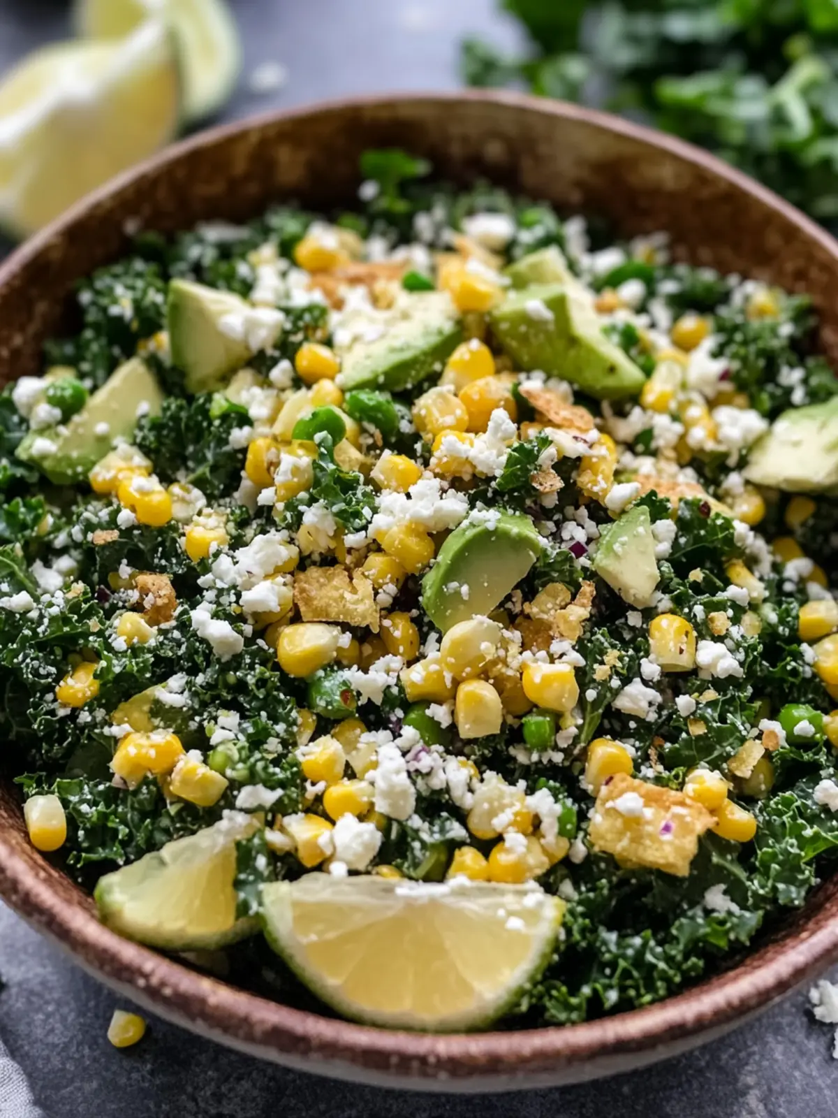 Brighten Your Summer with Mexican Street Corn Kale Salad 4 Mexican Street Corn Kale Salad