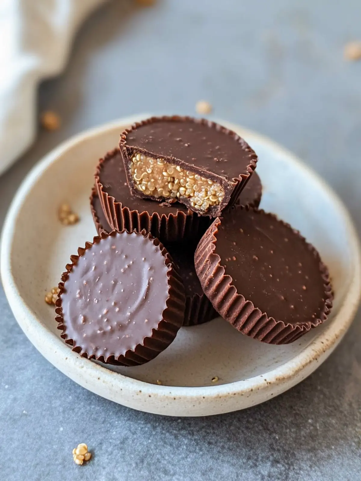 Irresistible Quinoa Crunch Peanut Butter Cups Recipe 3 Quinoa Crunch Peanut Butter Cups