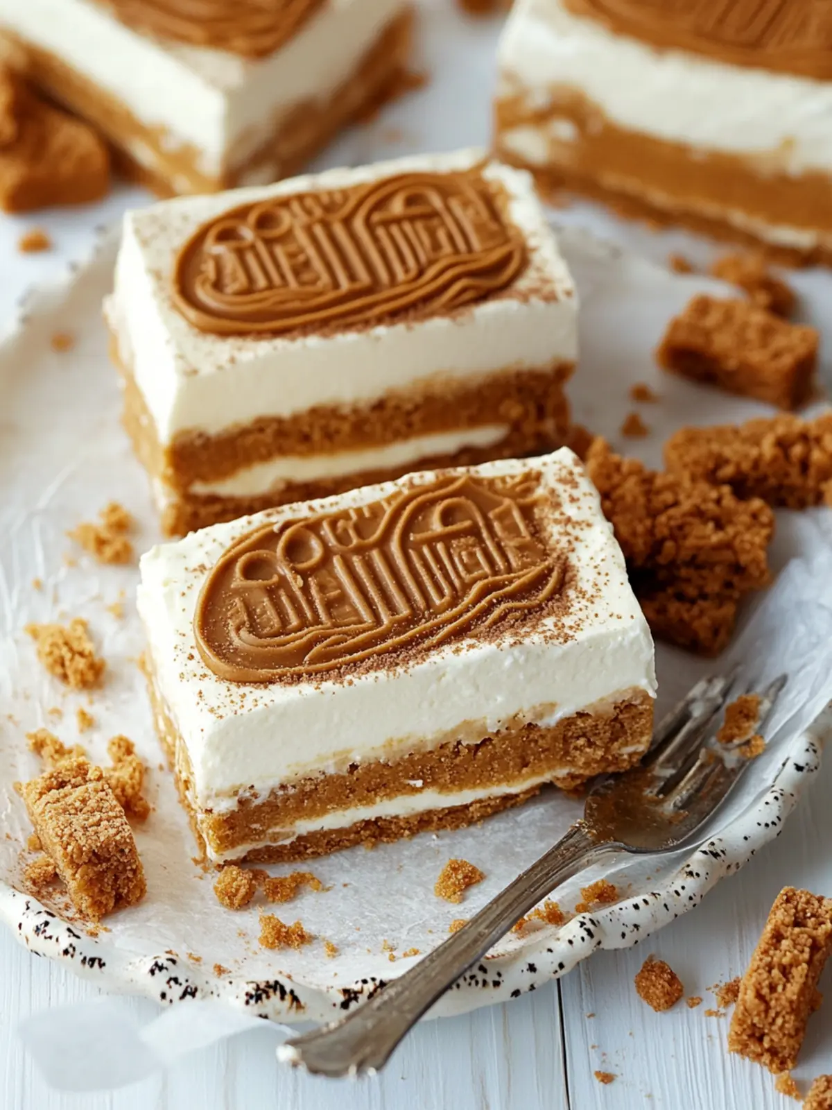 No-Bake Biscoff Cheesecake Bars That WOW Your Taste Buds 2 No-Bake Biscoff Cheesecake Bars