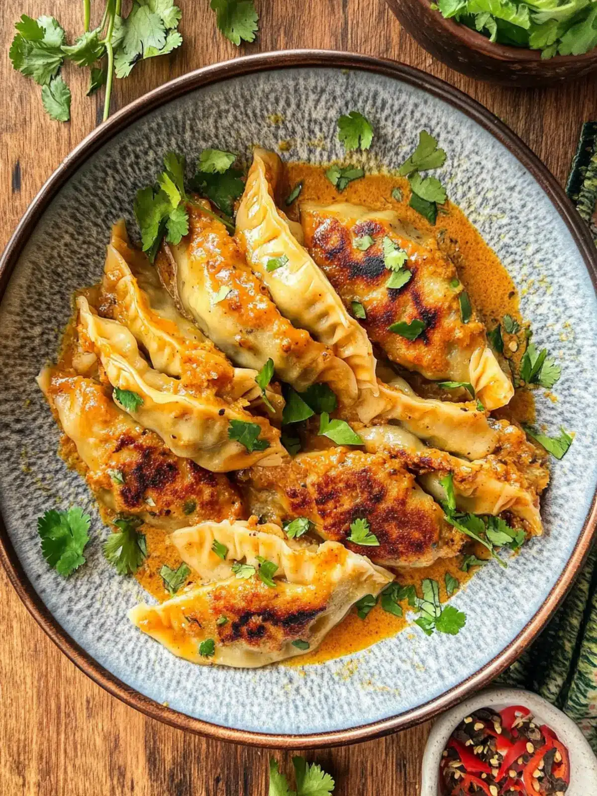 Baked Curry Dumplings in Coconut Bliss Sauce You’ll Love 5 Baked Curry Dumplings