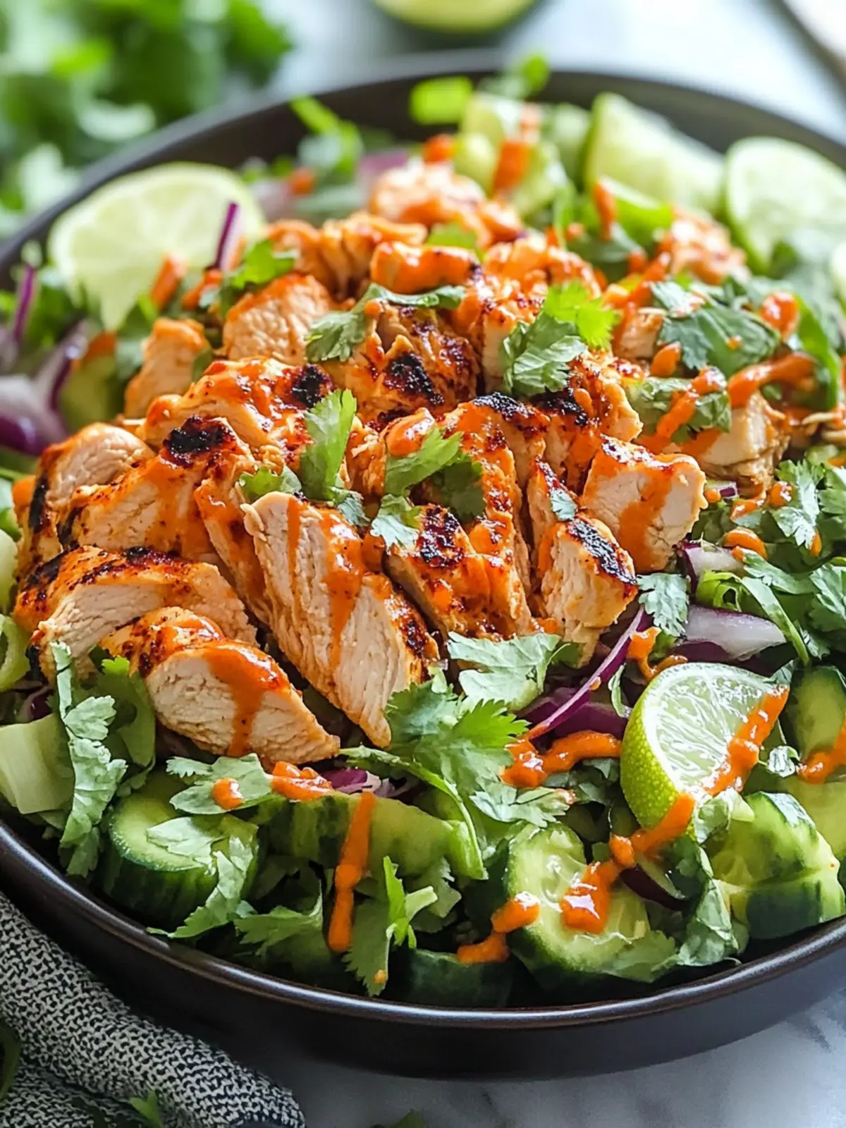 Zesty Bang Bang Chicken Salad: A Flavorful Twist on Freshness 4 Zesty Bang Bang Chicken Salad