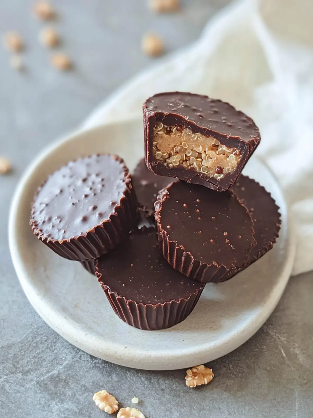 Irresistible Quinoa Crunch Peanut Butter Cups Recipe 4 Quinoa Crunch Peanut Butter Cups