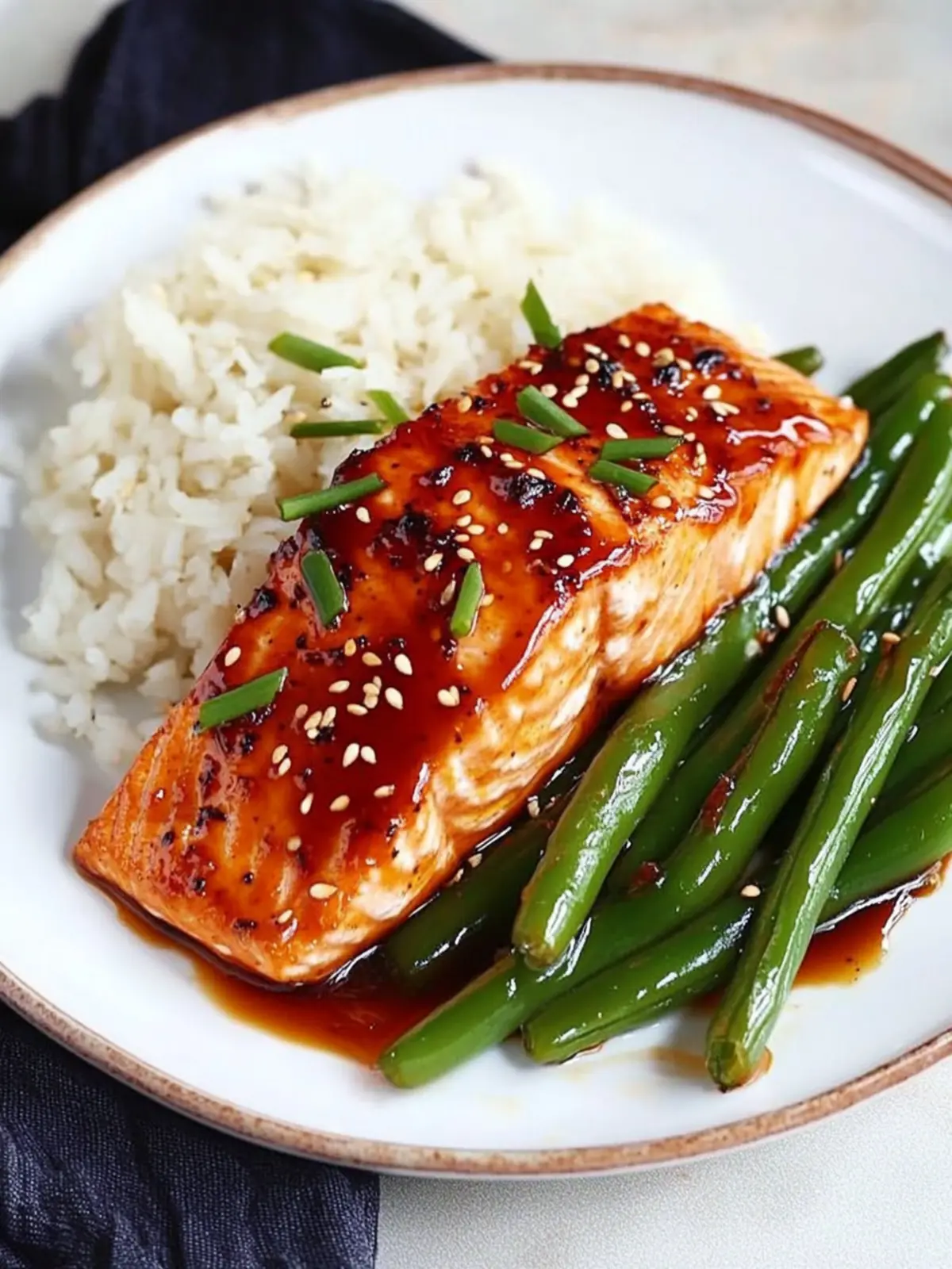 Sesame Glazed Salmon and Green Beans: A Flavorful Delight 5 Sesame Glazed Salmon and Green Beans