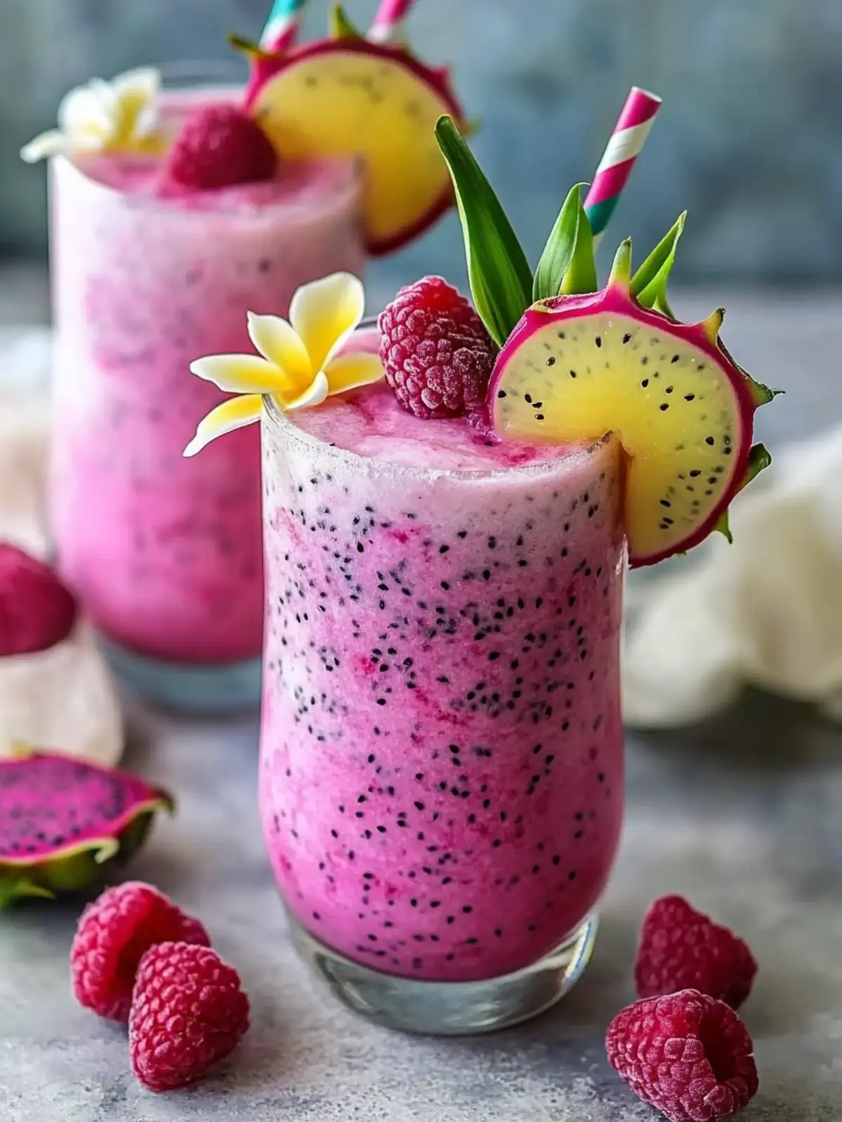 Frozen Dragon Fruit Piña Colada for Your Tropical Escape 5 Frozen Dragon Fruit Pina Colada