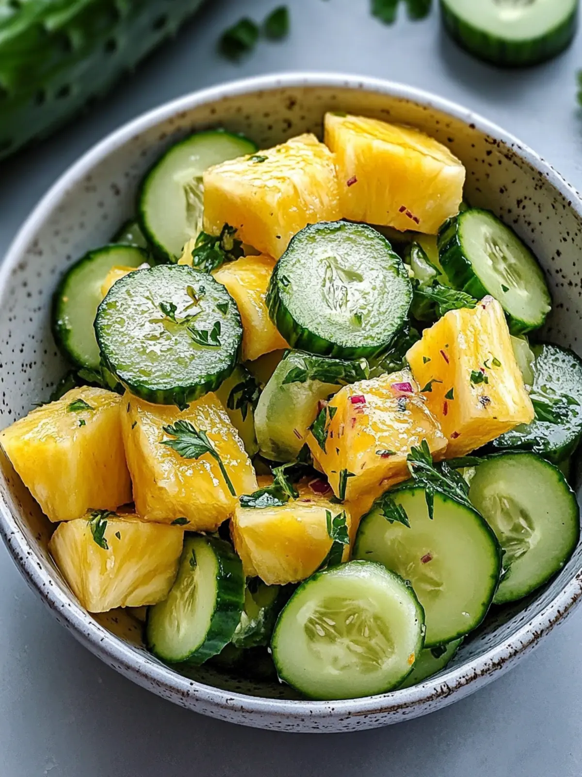 Delicious Pineapple Cucumber Salad with Zesty Flavors 3 Pineapple Cucumber Salad