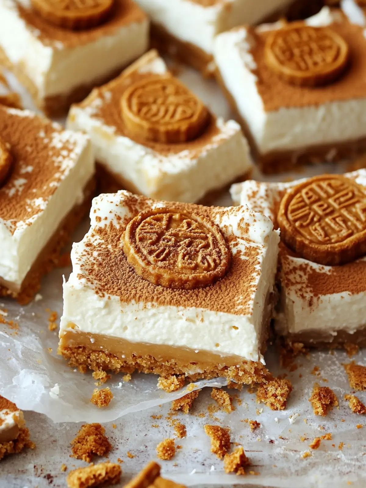 No-Bake Biscoff Cheesecake Bars That WOW Your Taste Buds 5 No-Bake Biscoff Cheesecake Bars