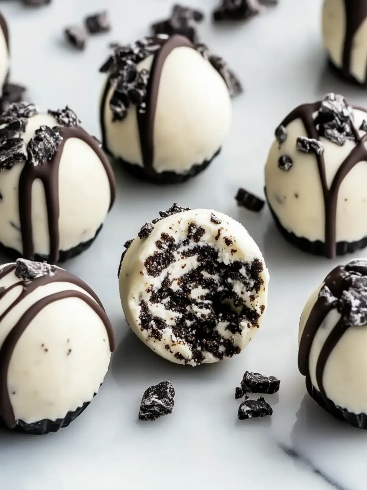 Delicious No-Bake Cookies and Cream Cheesecake Balls to Wow! 4 No-Bake Cookies and Cream Cheesecake Balls