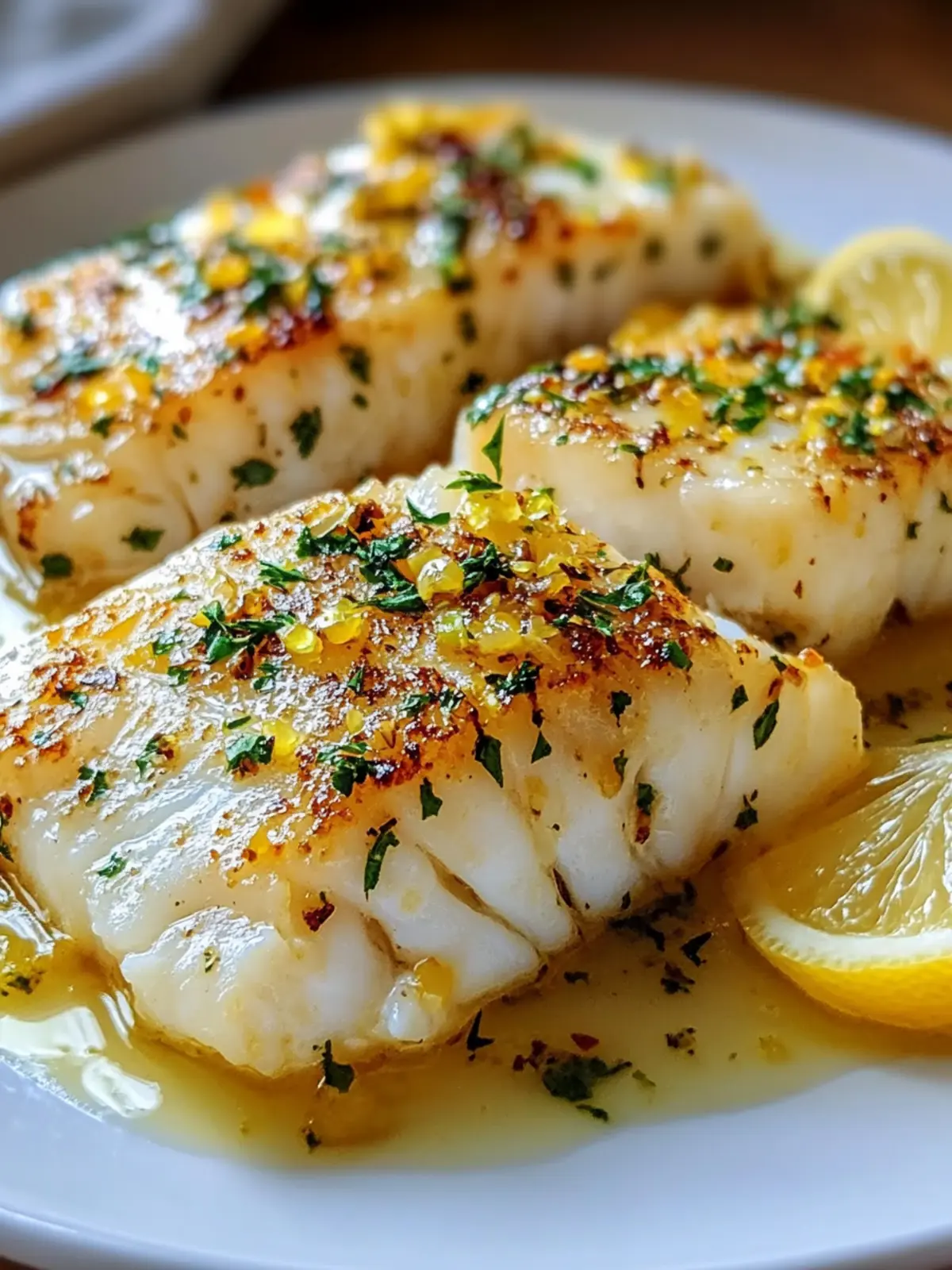 Irresistible Lemon Garlic Butter Cod in Just 25 Minutes! 3 Irresistible Lemon Garlic Butter Cod