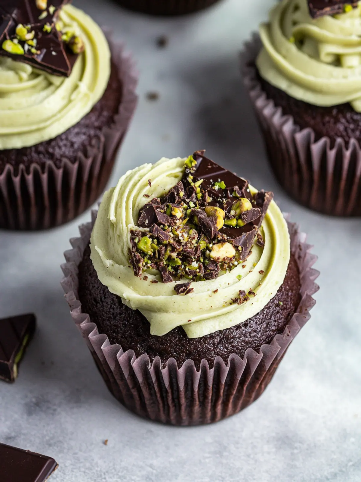 Irresistible Pistachio Chocolate Cupcakes You’ll Adore 5 Pistachio Chocolate Cupcakes