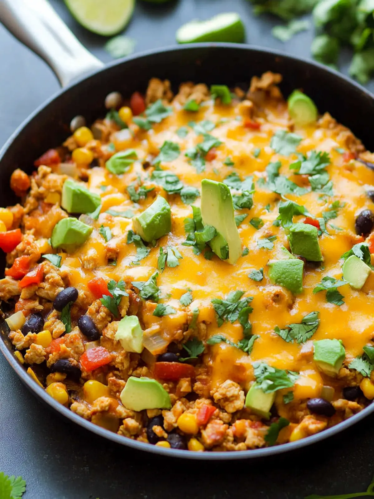 Savory Turkey Taco Skillet: Easy Weeknight Delight 3 Turkey Taco Skillet