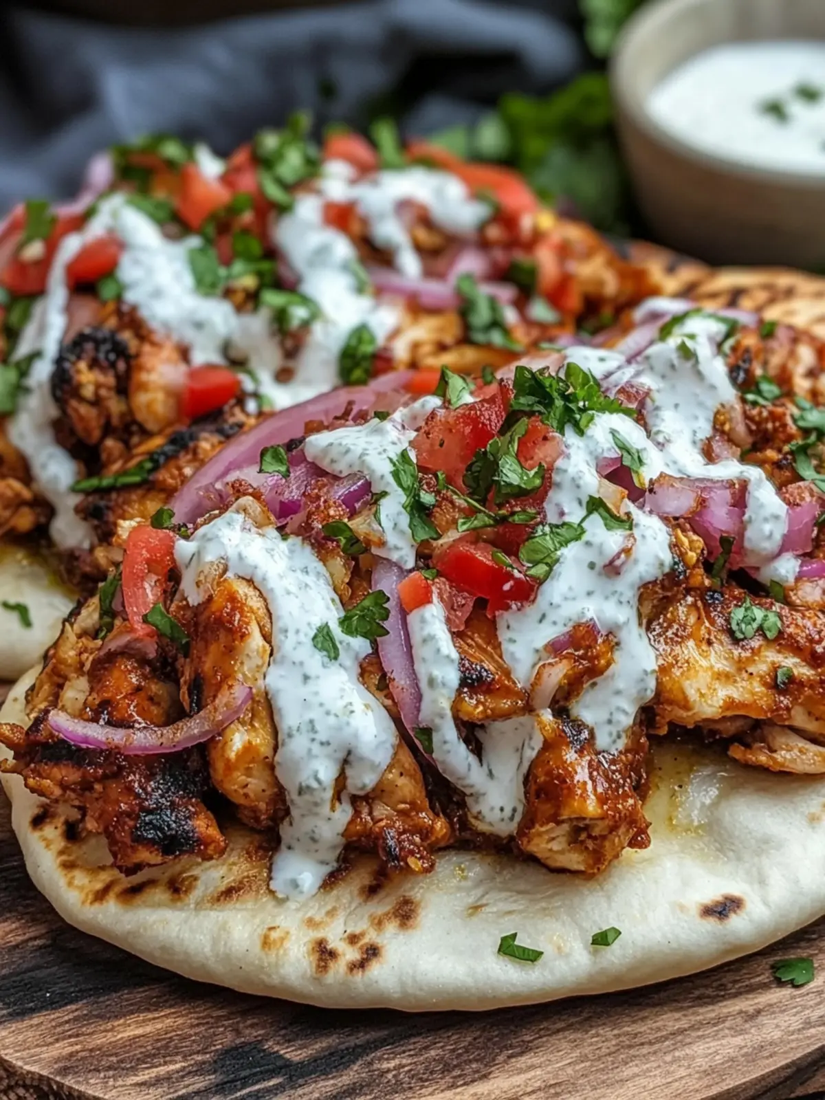 Crispy Oven Roasted Chicken Shawarma Recipe with Garlic Sauce 4 Crispy Oven Roasted Chicken Shawarma Recipe with Easy Garlic Yogurt Sauce