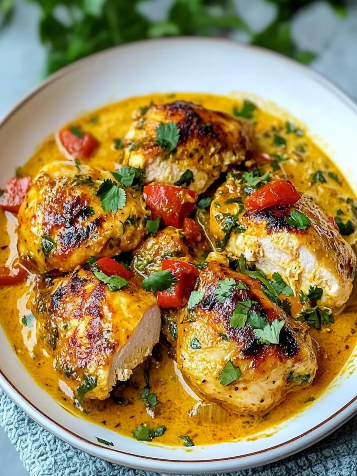 Spicy Brazilian Coconut Chicken: A Creamy Comfort Delight 4 Spicy Brazilian Coconut Chicken