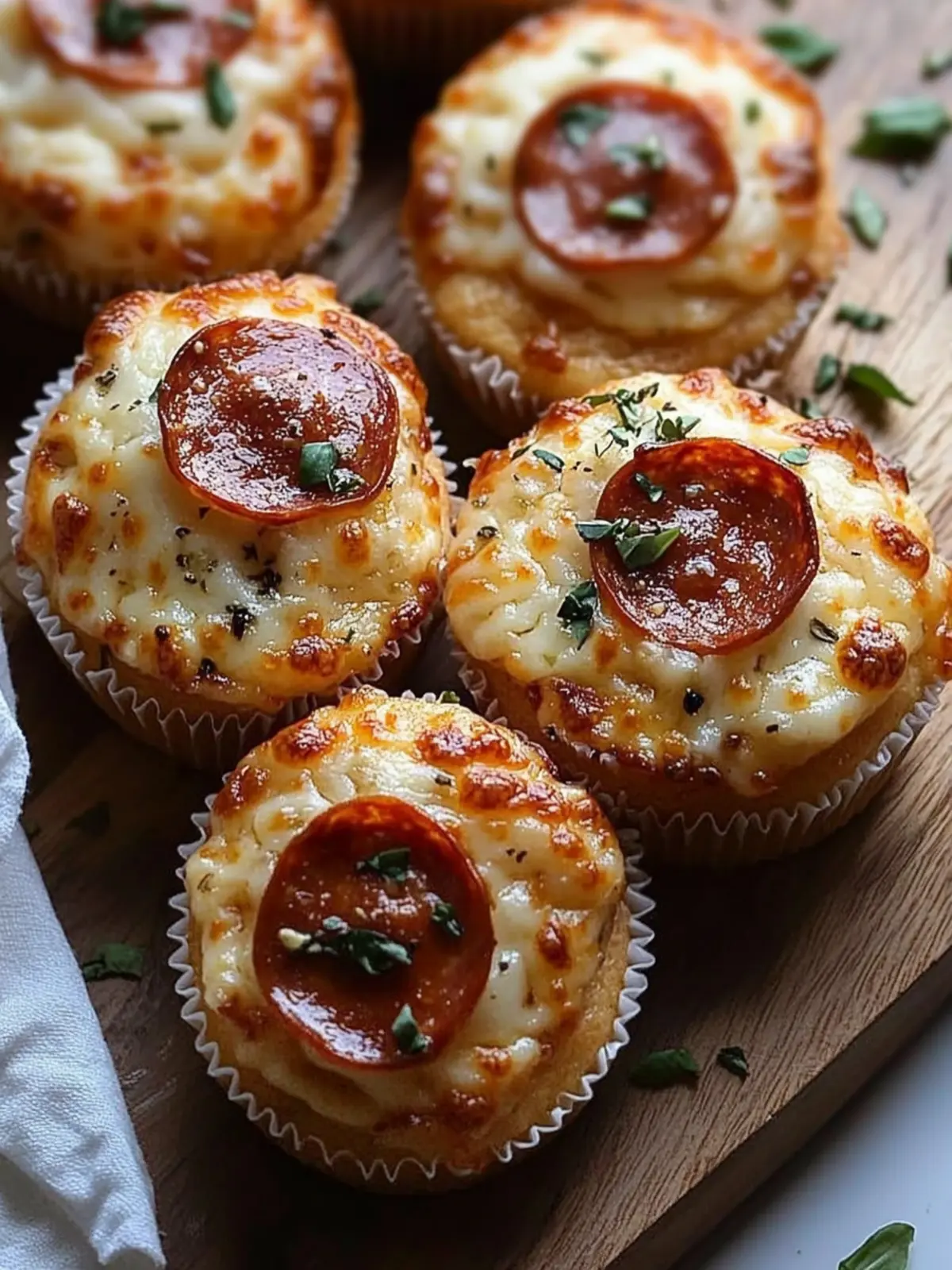 Garlic Butter Pizza Cupcakes – A Delicious Comfort Food Treat 2 Garlic Butter Pizza Cupcakes