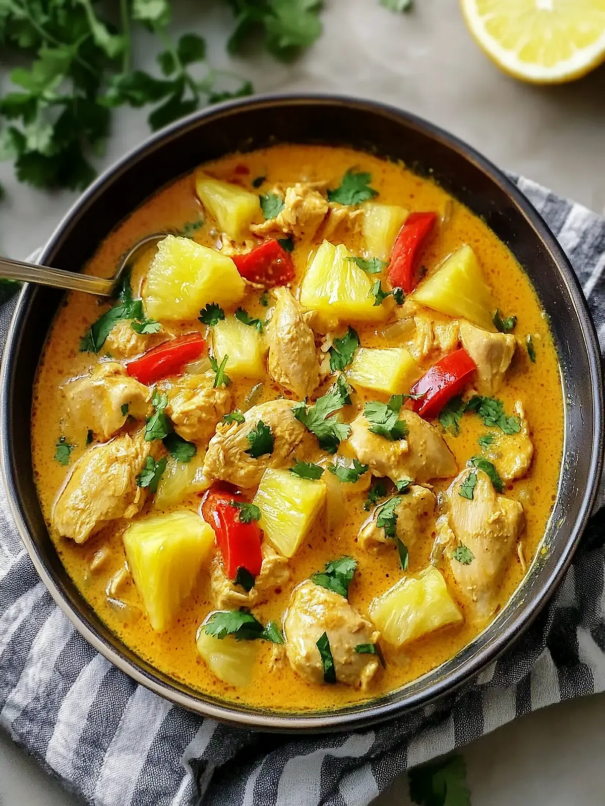 Savory Creamy Chicken Pineapple Curry for Your Next Feast 2 Creamy Chicken Pineapple Curry