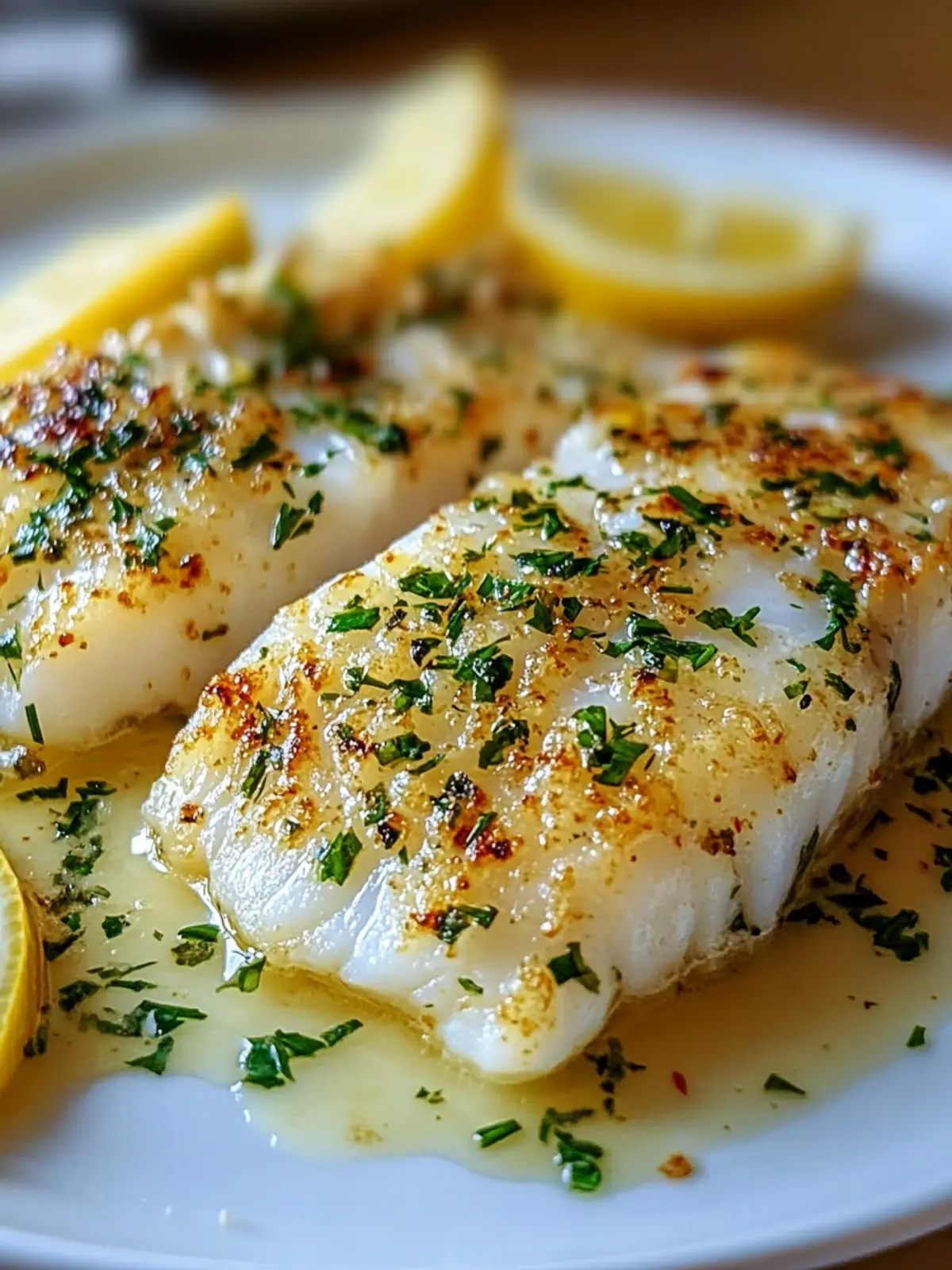 Irresistible Lemon Garlic Butter Cod in Just 25 Minutes! 4 Irresistible Lemon Garlic Butter Cod