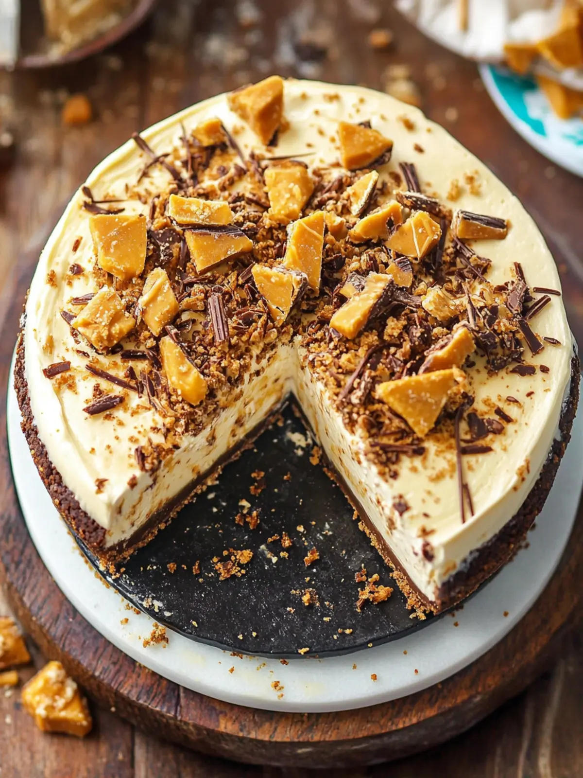 Indulge in Creamy Butterfinger Cheesecake Bliss at Home 5 Butterfinger Cheesecake
