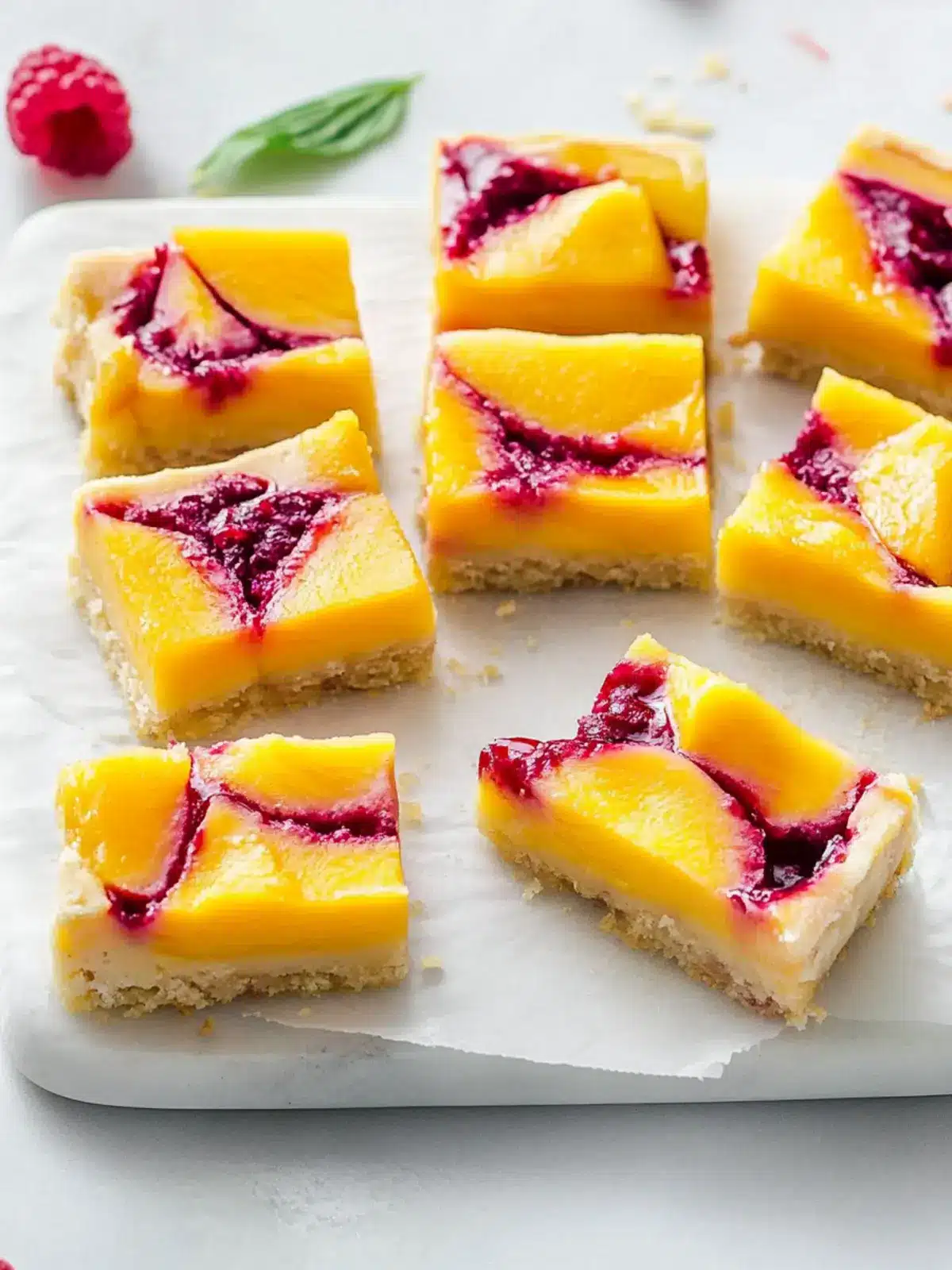 Delicious Raspberry Mango Bars for Your Summer Gatherings 4 Raspberry Mango Bars