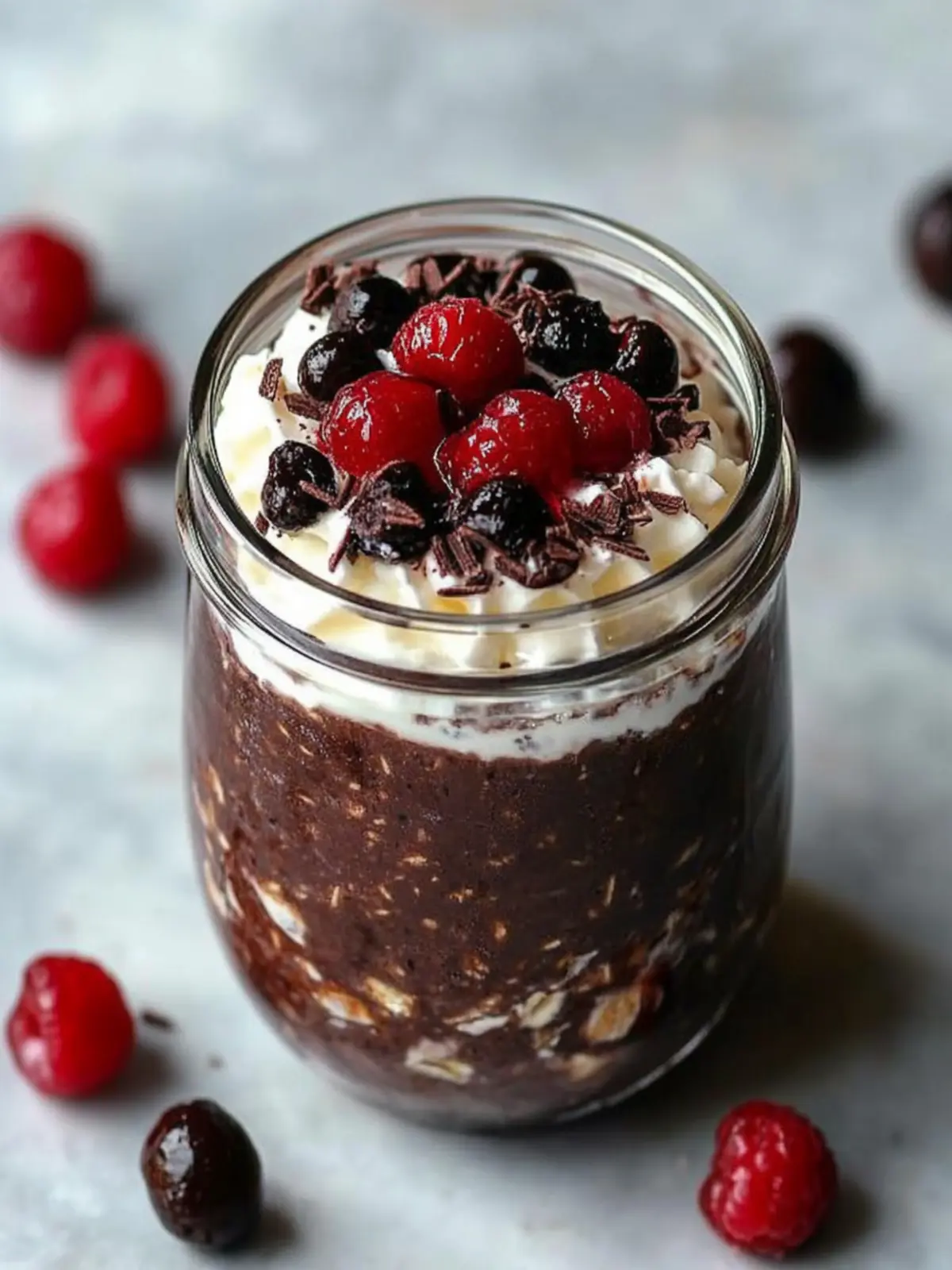 Indulge in Black Forest Cake-Inspired Overnight Oats Today 5 Black Forest Cake-Inspired Overnight Oats