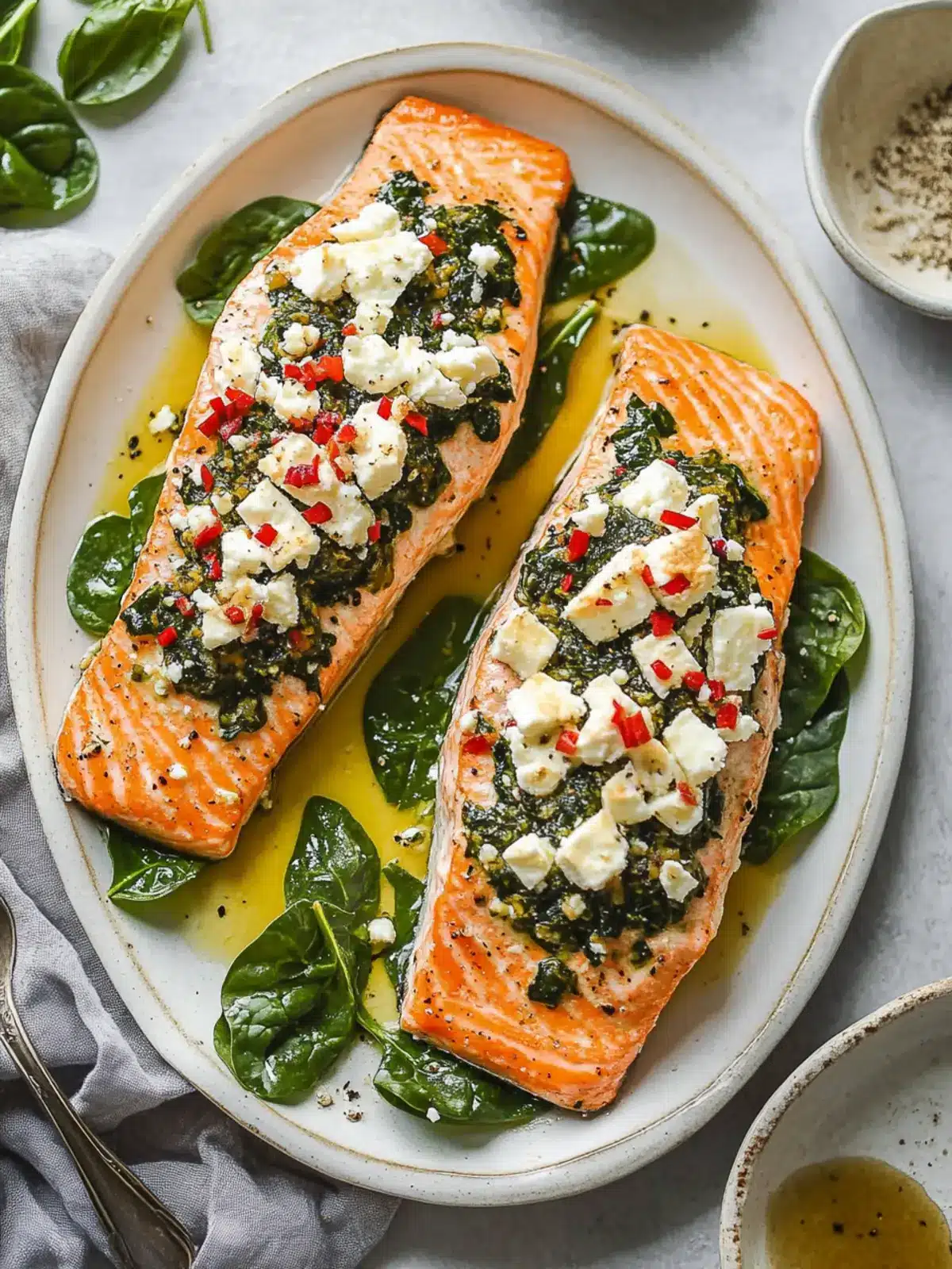 Heavenly Stuffed Salmon With Spinach & Feta You’ll Love 5 Stuffed Salmon With Spinach & Feta