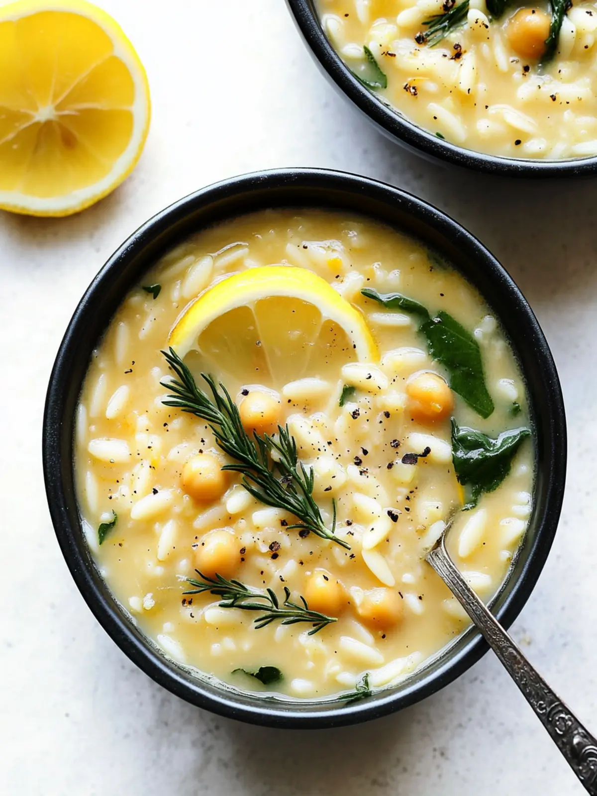 Brighten Your Day with Lemony Orzo Chickpea Soup Delight 3 Lemony Orzo Chickpea Soup