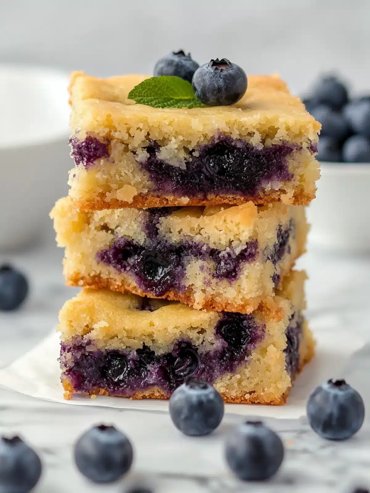 Irresistible Blueberry Blondies Bursting with Flavor 3 Blueberry Blondies