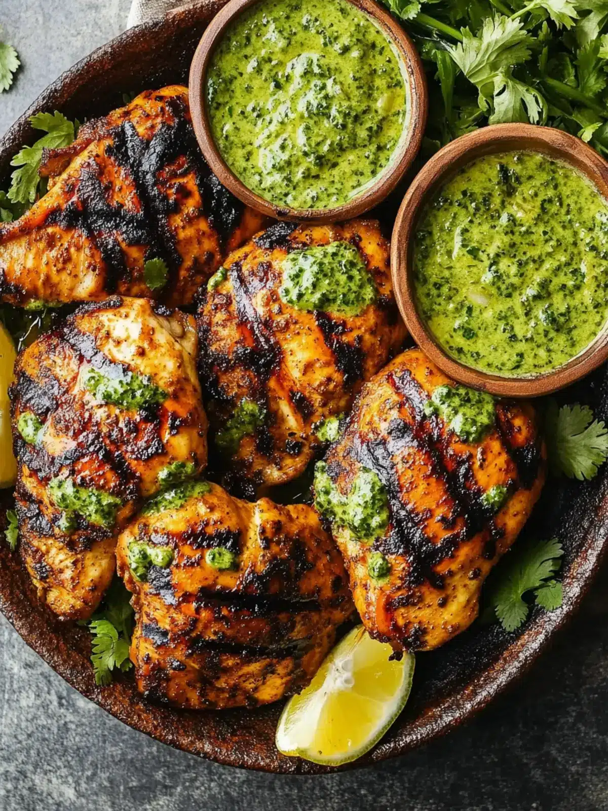Savory Peruvian Grilled Chicken with Green Sauce Delight 5 Peruvian Grilled Chicken with Green Sauce