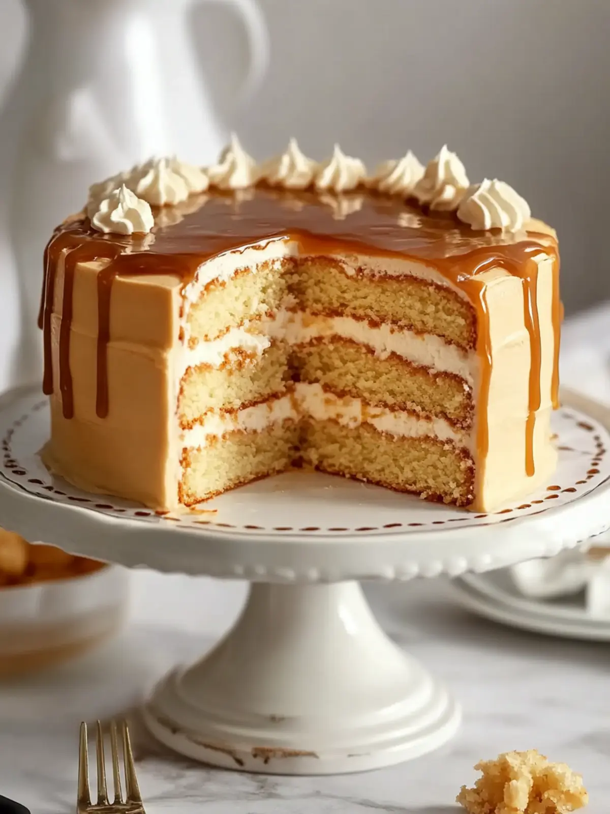 Irresistibly Creamy Caramel Cake You’ll Want Every Day 2 Creamy Caramel Cake